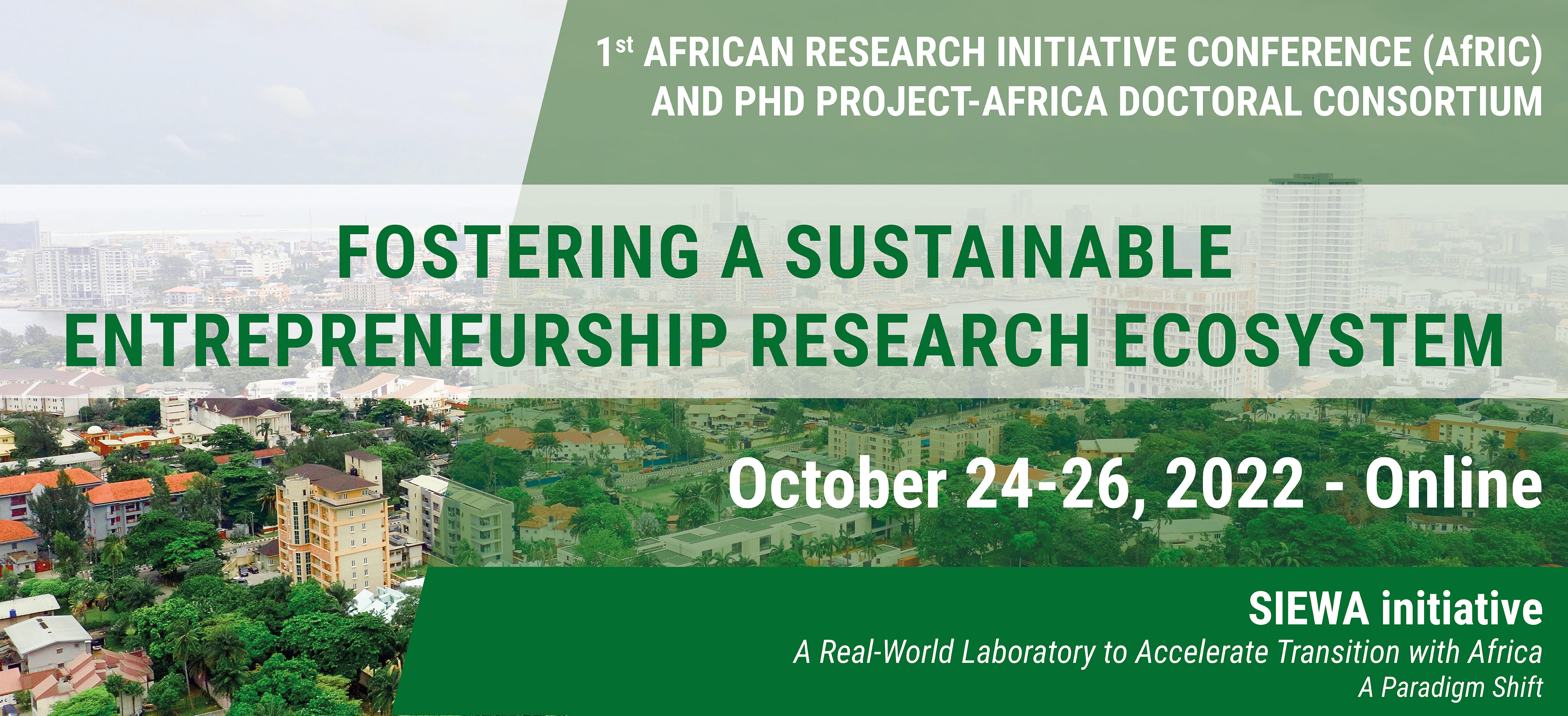 1ST AFRICAN RESEARCH INITIATIVE CONFERENCE (AFRIC)